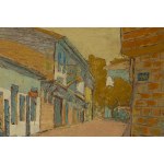 Tadeusz Kinowski (1920 - 1990 Oświęcim), Vue de la ville, 1967