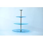 Glass cake platter ,,Kier" - HSG Ząbkowice - E. Trzewik-Drost