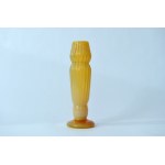 Glass vase - Cracow Institute of Glass - Yellow-milk.