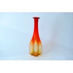 Glass vase , "Garlic" - Cracow Institute of Glass - Unique!