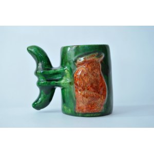 Ceramic tankard - Ceramika Krakowska - L. Dutka?