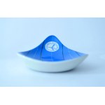 Porcelain platter , "Leaf" with logo "LOT" - ZPS Karolina - Danuta Duszniak