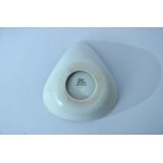 Porcelain platter , Leaf with logo LOT - ZPS Karolina - Danuta Duszniak