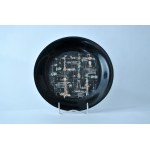 Porcelain platter , "Space composition - Valentina Goroshenik