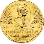 Franz Joseph I., Gold Medal 1898 (Later strike), Vienna