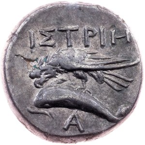 Istros, AR Drachm 400-350 BC, Istrus, Moesia (modern-day Romania)