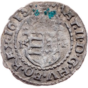 Matthias II., Denar 1613, KB, Kremnitz