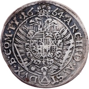 Leopold I., 15 Kreuzer 1664, Neuburg am Inn