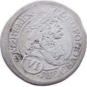 Leopold I., 6 Kreuzer 1684, Pressburg