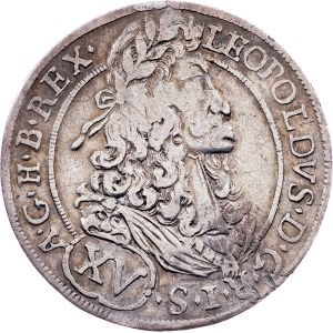 Leopold I., 15 Kreuzer 1691, Hall