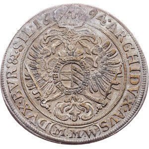 Leopold I., 15 Kreuzer 1694, MMW, Breslau