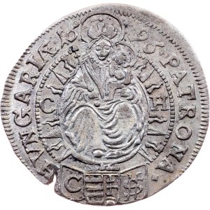 Leopold I., 3 Kreuzer 1696, C HS, Pressburg