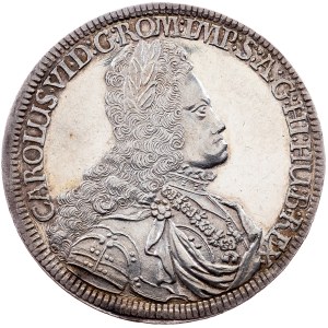 Charles VI., 1 Thaler 1718, Hall