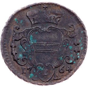 Maria Theresia, 1 Pfennig 1764, CA, Karlsburg