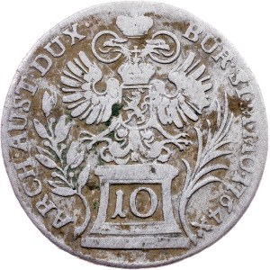 Maria Theresia, 10 Kreuzer 1764, Prague