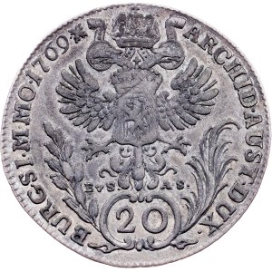 Maria Theresia, 20 Kreuzer 1769, EvS.-A.S., Prague