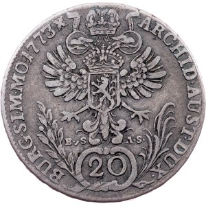 Maria Theresia, 20 Kreuzer 1773, EvS.-A.S., Prague