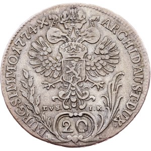 Maria Theresia, 20 Kreuzer 1774, EvS.-I.K., Prague