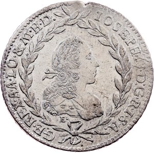 Joseph II., 20 Kreuzer 1775, E//HG, Karlsburg