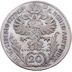 Maria Theresia, 20 Kreuzer 1777, EvS.-I.K., Prague