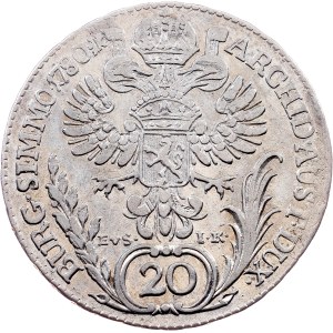 Maria Theresia, 20 Kreuzer 1780, EvS.-I.K., Prague