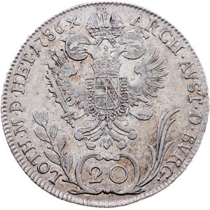 Joseph II., 20 Kreuzer 1786, A, Vienna