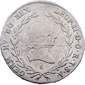 Leopold II., 20 Kreuzer 1791, E, Karlsburg