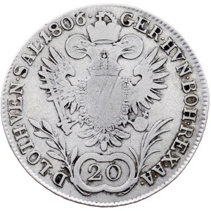 Franz I. (II.), 20 Kreuzer 1806, A, Vienna