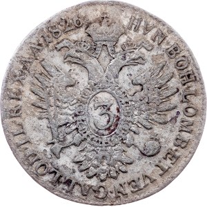 Franz I. (II.), 3 Kreuzer 1826, A, Vienna