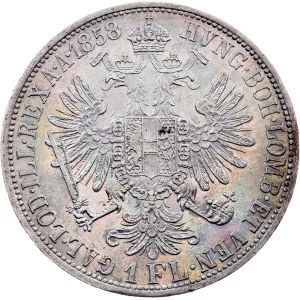 Franz Joseph I., 1 Gulden 1858, A, Vienna