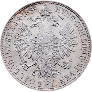 Franz Joseph I., 1 Gulden 1859, B, Kremnitz
