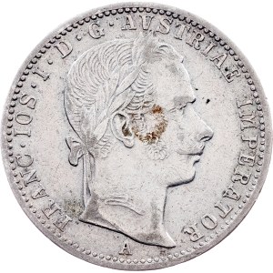 Franz Joseph I., 1/4 Gulden 1860, A, Vienna
