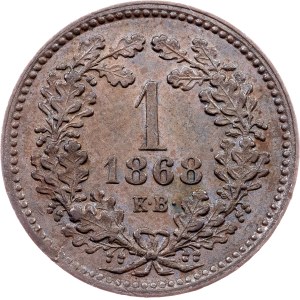 Franz Joseph I., 1 Kreuzer 1868, KB, Kremnitz
