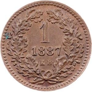 Franz Joseph I., 1 Kreuzer 1887, KB, Kremnitz