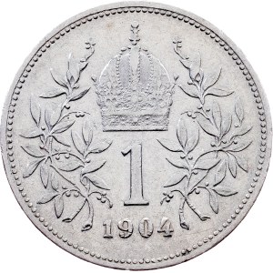 Franz Joseph I., 1 Krone 1904, Vienna