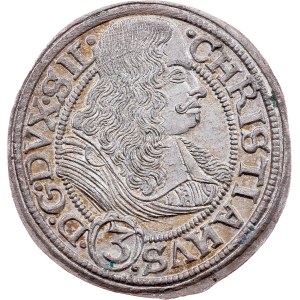 Christian, 3 Kreuzer 1668, CB, Brieg