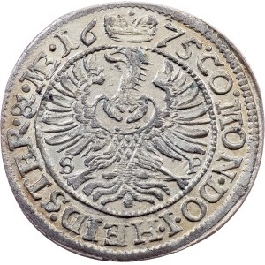 Silvius II. Friedrich, 3 Kreuzer 1675, SP, Oleśnica