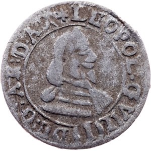 Leopold I. Wilhelm, 1 Kreuzer 1653, Kremsier