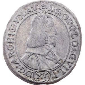 Leopold I. Wilhelm, 15 Kreuzer 1659, Kremsier