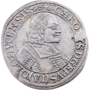 Charles II. of Liechtenstein-Kastelkorn, 6 Kreuzer 1681, SAS, Kremsier