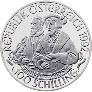 Austria, 100 Schilling 1992, Vienna