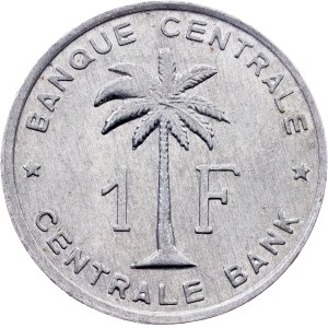 Belgian Congo, 1 Franc 1959, Brussels