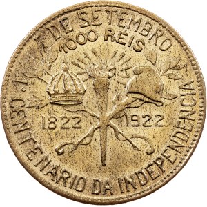 Brazil, 1000 Reis 1922, Rio de Janeiro