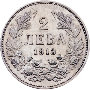 Bulgaria, 2 Leva 1913, Vienna