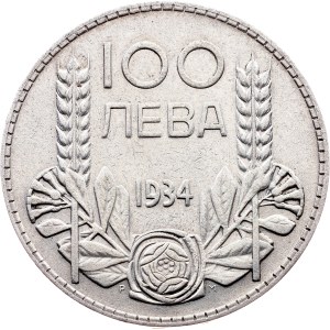 Bulgaria, 100 Leva 1934