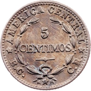 Costa Rica, 5 Centimos 1951, Philadelphia