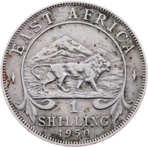East Africa, 1 Shilling 1950, H, Heaton