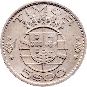 East Timor, 5 Escudos 1970, Lisbon