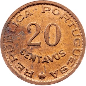 East Timor, 20 Centavos 1970, Lisbon