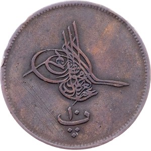 Egypt, 10 Para AH 1277//6 (1865)